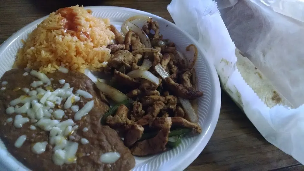 Chicken Fajitas with Flour Tortillas